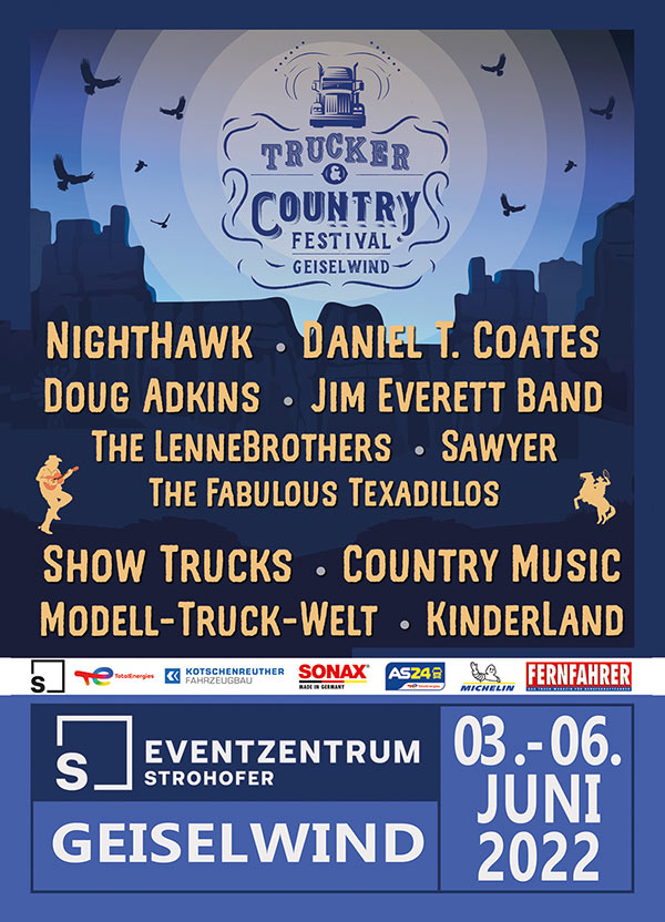 Trucker and Country Festival 2021 im Eventzentrum Strohofer Geiselwind