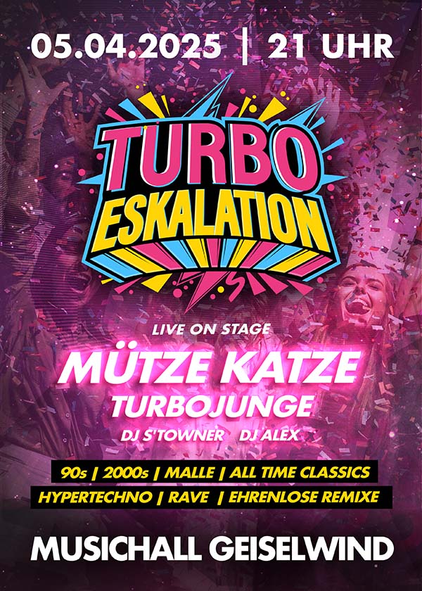 Turbo Eskalation mit Mütze Katze am 05.04.2025 in Geiselwind