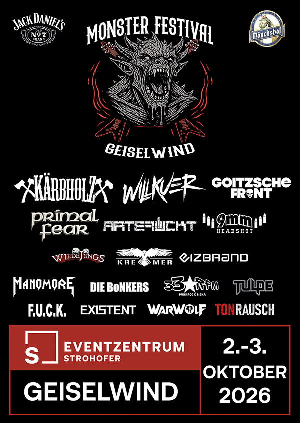 Monster Festival 02.-03.10.2026