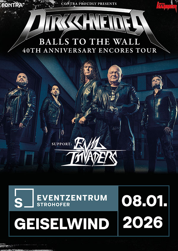 Dirkschneider am 08.01.2026 in der Musichall Geiselwind