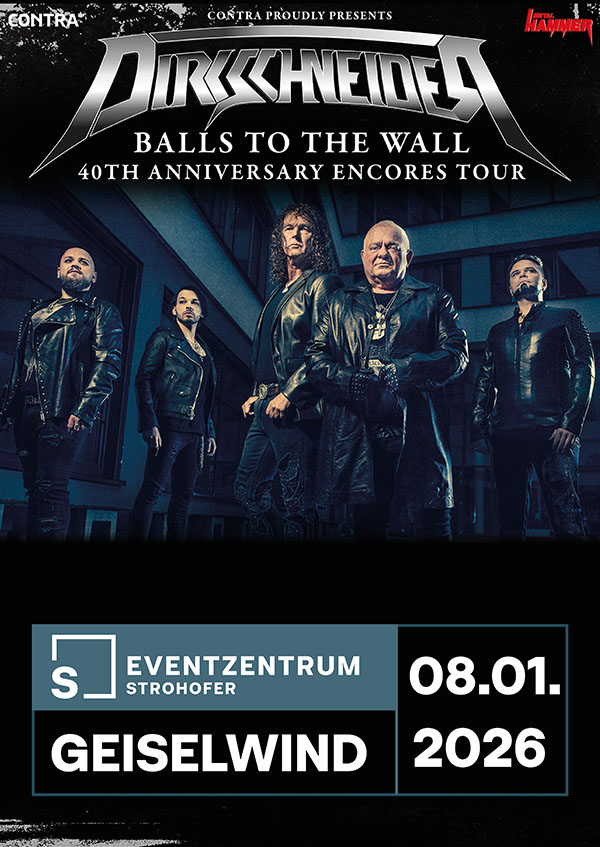 Dirkschneider am 08.01.2026 in der Musichall Geiselwind