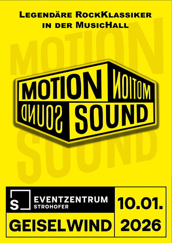 Motion Sound am 10.01.2026 in der Musichall Geiselwind