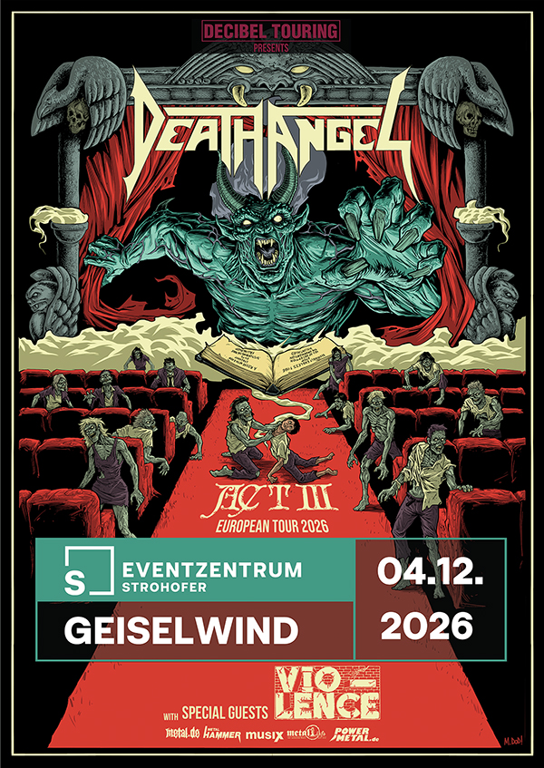 Death Angel mit Vio-Lence am 04.12.2026 in Geiselwind