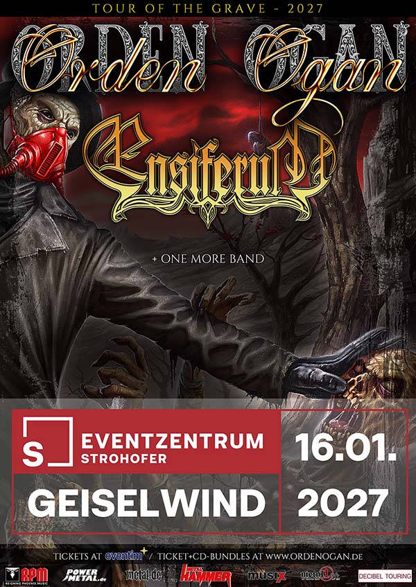 Orden Ogan + Ensiferum am 16.01.2027 in der Musichall Geiselwind