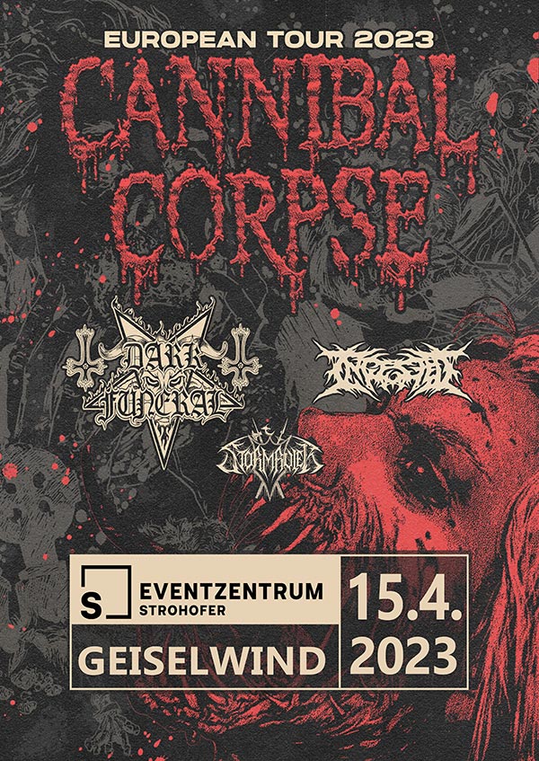 Cannibal Corpse Sa 15-04-2023 in Geiselwind