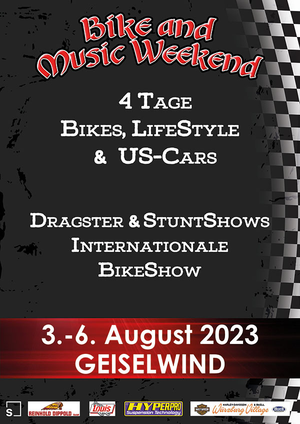 Bike and Music Weekend 03.-06. August 2023